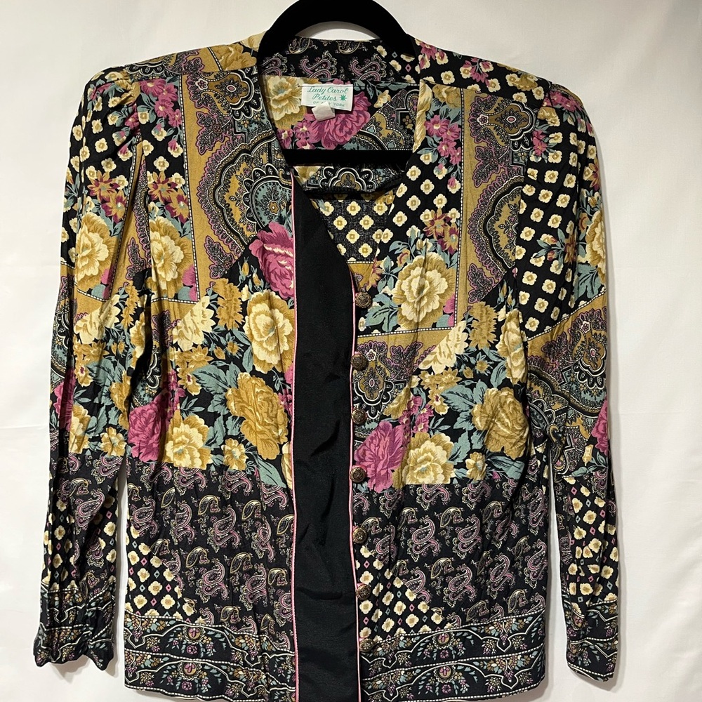 Floral Patchwork Women's Blazer
